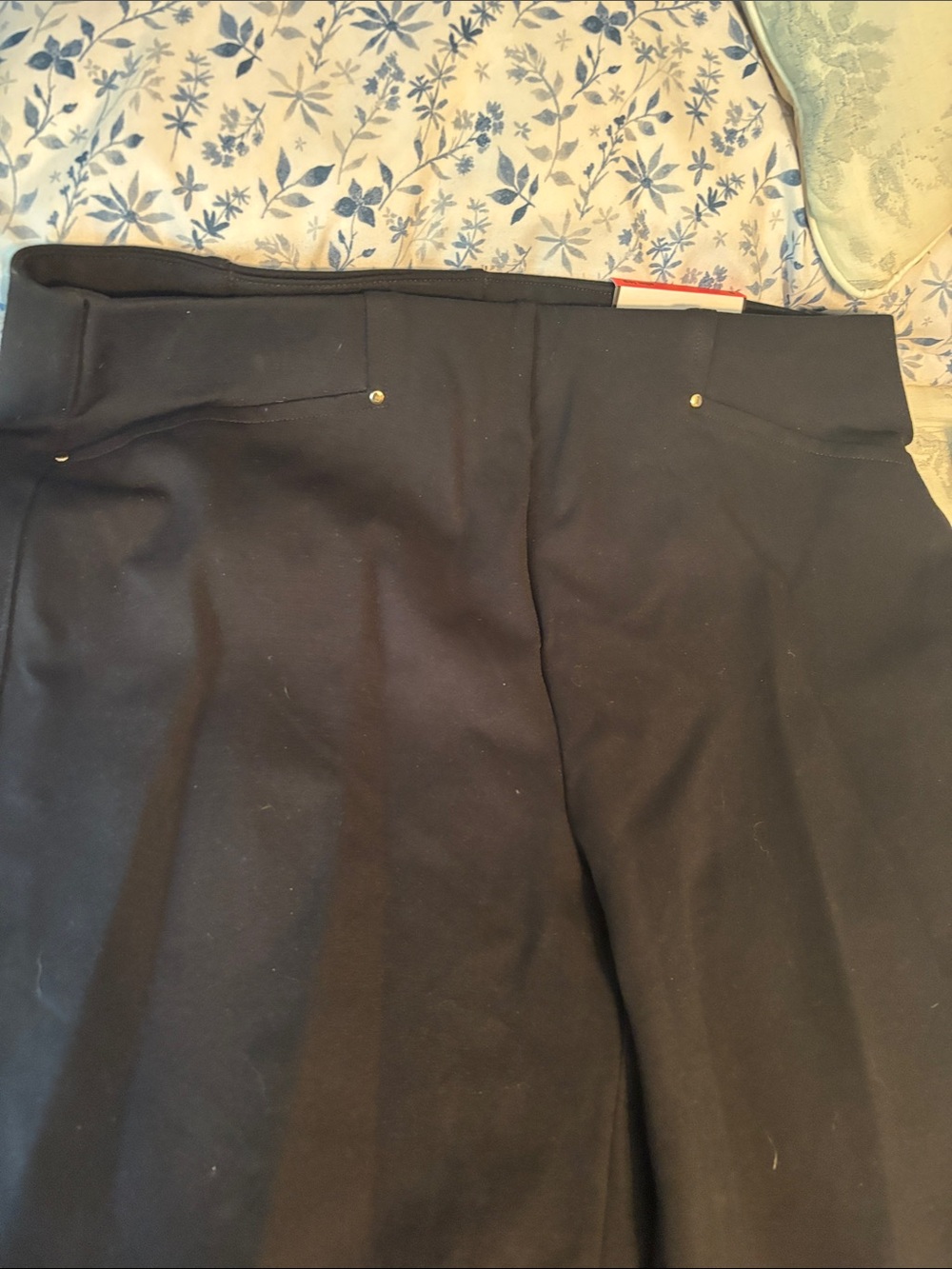 Rafaella Black Straight-Leg Dress Pants - Picture 2 of 6